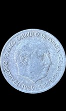 Monete Spagnole Francisco Franco Caudillo De Espana MB