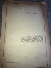 LOTTA DI CLASSE-COMUNISMO IN EUROPA-QUADERNI DI LOTTA SOCIALISTA-IL ‘68 -1969