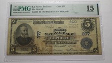 $5 1902 La Porte Indiana IN