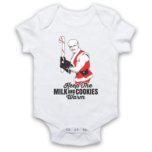 Babbo natale con - con, muscoli