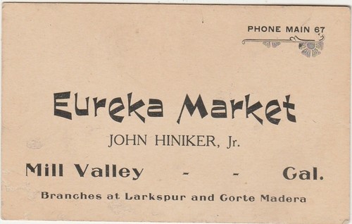 Vintage business card eureka - vintage, card-eureka