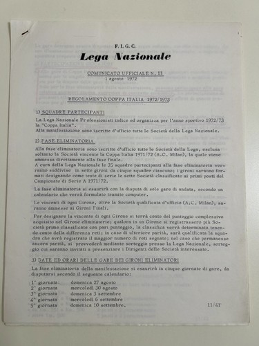 Lega nazionale - f.i.g.c.,