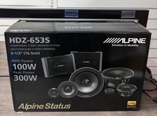 Alpine HDZ-653S, Altoparlanti