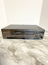 Sony dual cassette deck - cassette,