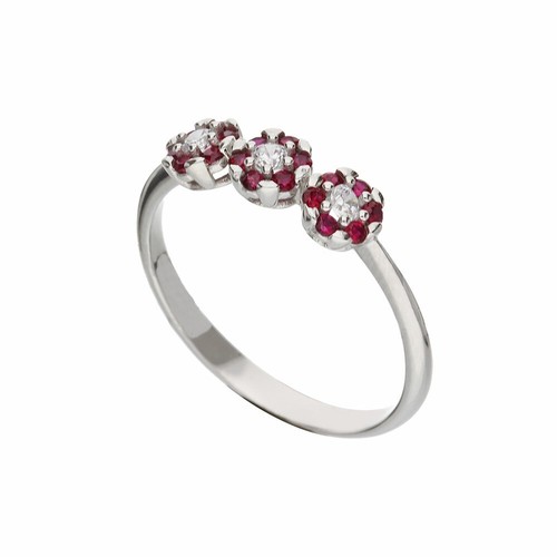 Anello oro bianco carati - oro, 18