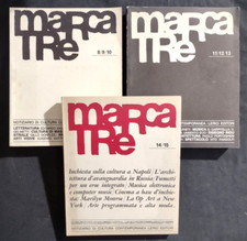 MARCATRE rivista di cultura contemporanea Lerici VOL 8-9-10 .11-12-13. 14-15
