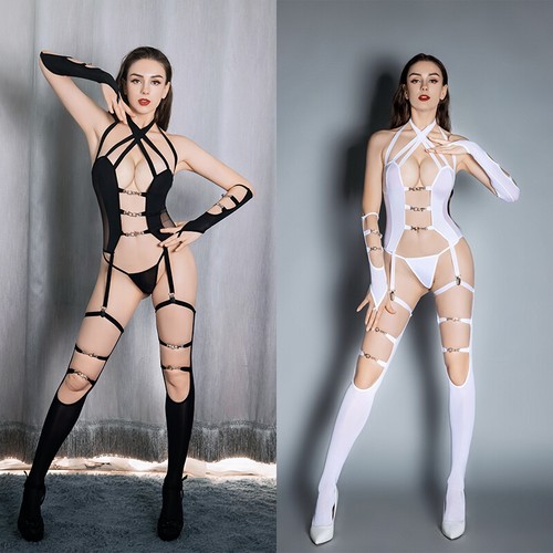 Body donna sexy lucido scavato