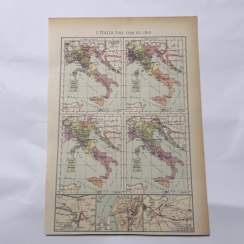Stampa vintage 1940 italia - vintage, dal