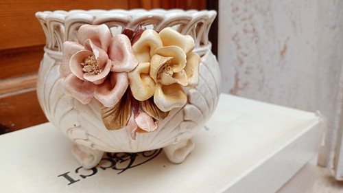 Vaso vintage cachepot - vintage,