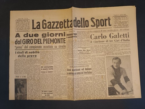 Gazzetta dello sport - dello,