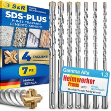 Set Punte Trapano SDS Plus a 4