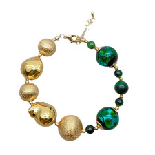 Bracciale Barocco Perla Verde