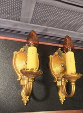 Coppia di antiche applique da