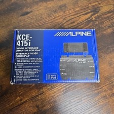 Alpine KCE-415i Adattatore interfaccia video per iPod (Nuovo NOS)