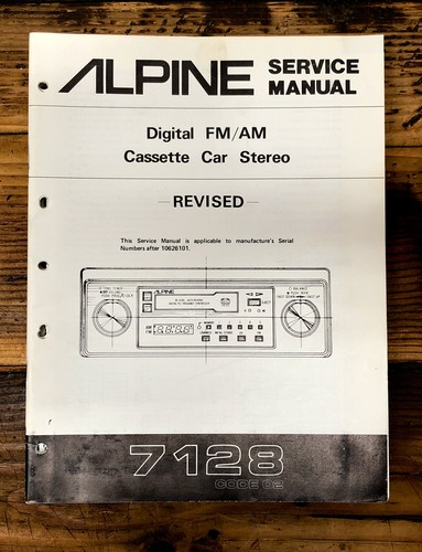 Alpine model 7128 - alpine,