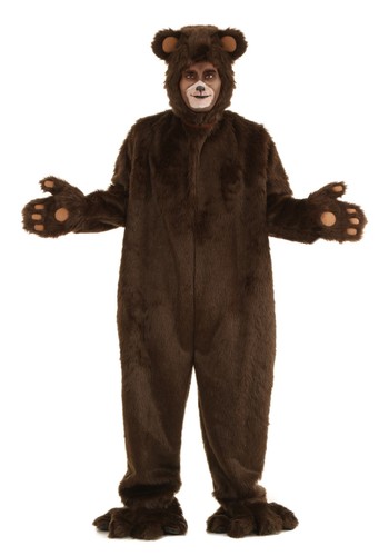 Costume orso marrone - , peloso