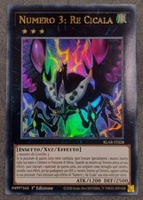 NUMERO 3 RE CICALA Ultra Rara in Italiano BLAR-IT028 YU-GI-OH! Zexal