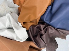 Scampoli pelle nappa colori vari per artigianato – A82