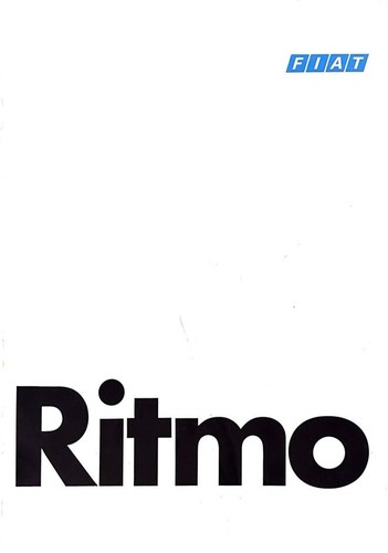 Fiat ritmo depliant - ritmo,