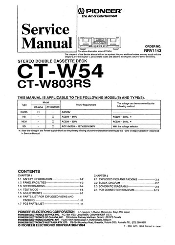 Manuale servizio per - servizio,