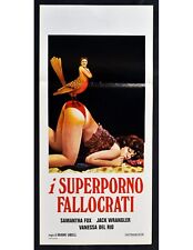 locandina I SUPERPORNO FALLOCRATI erotico samantha fox vanessa del rio B237
