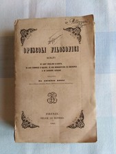 Opuscoli filosofici scelti di