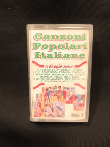 Musicassetta canzoni popolari - canzoni,
