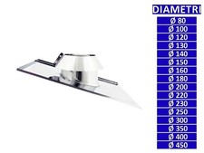 ALLINOX Faldale Inclinato Canna Fumaria 15 a 30 Gradi Acciaio Inox