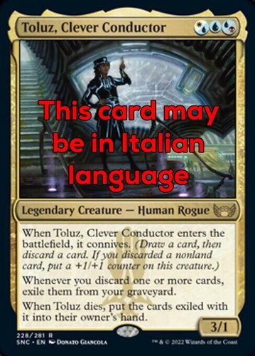Mtg toluz clever conductor - toluz,,