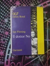 LIBRO IL DOTTOR NO di IAN FLEMING 007 JAMES BOND Edizione GARZANTI del 1965
