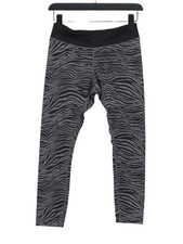 Freddy Leggings Donna UK 8 Grigio Stampa Animalier Poliestere con Elastan Ritagliato