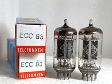 2 x ECC83 12AX7 TELEFUNKEN