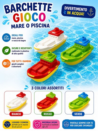 Mini barca giocattolo ideale - barca,