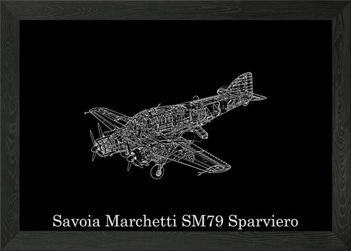 Savoia marchetti sm79 poster - savoia,