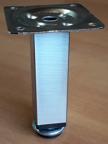 Piedino piede metallo cromo - piedino, in