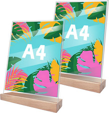 2 Pezzi Espositore Plexiglass