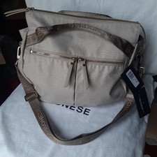 BORBONESE - Borsa Color Sabbia Beige