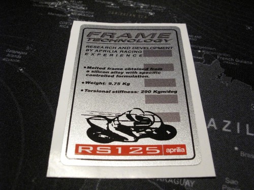 Aprilia 125 decal adesivo - decal,