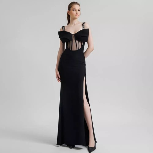 Vestito abito elegante lungo - vestito,