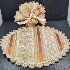 centrino tondo in seta san