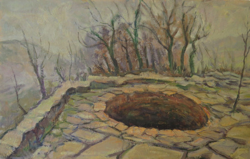Quadro olio opera pittore - opera,