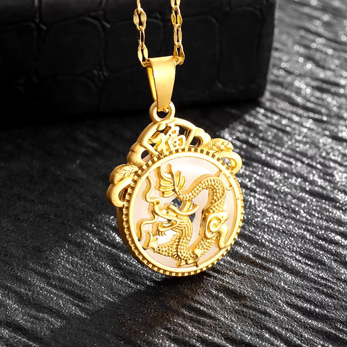 Collana drago giapponese color