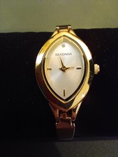 Ladies Sekonda Teardrop White Face Stylish Watch Bracelet Wristwatch