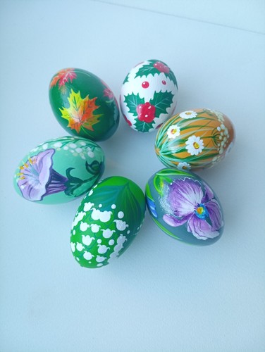 Uova pasqua legno - pasqua, in