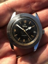 Edox Hydromatic Automatic Sub Vintage Rare Skin Diver