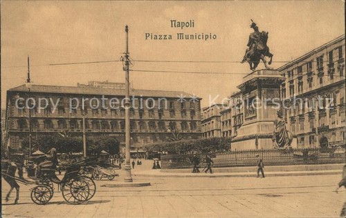 Napoli piazza municipio - napoli,