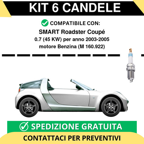 Kit candele per smart - candele,