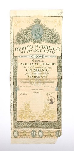 Debito pubblico regno - pubblico,