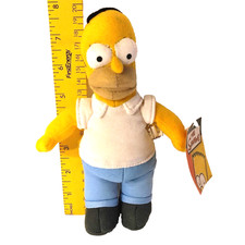 Peluche pupazzo The Simpson Homer Simpson (2005) di Nanco Bean Bag nuovo con etichette