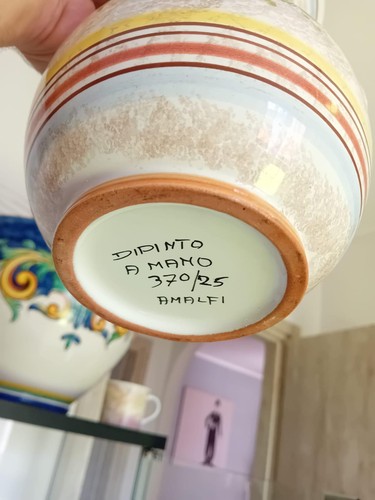Vaso ceramica dipinto - vaso, in